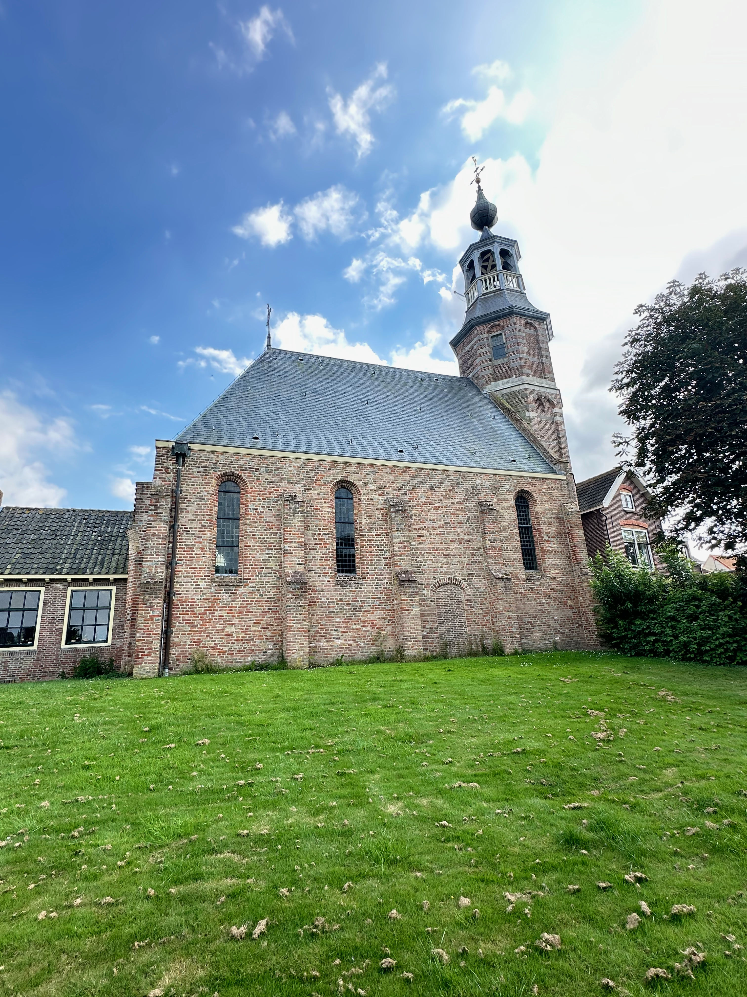 The church of the Dutch Reformed Church of Kattendijke in 2024.