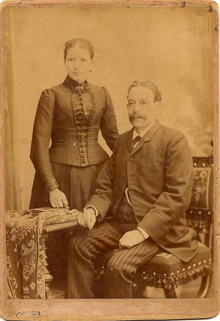 Parents of Clara Roth-Leeuwarden (my great-great-grandparents): Levi Nathan Leeuwarden (1843-1904) and Rossette Leeuwarden-Polack (1846-1900).