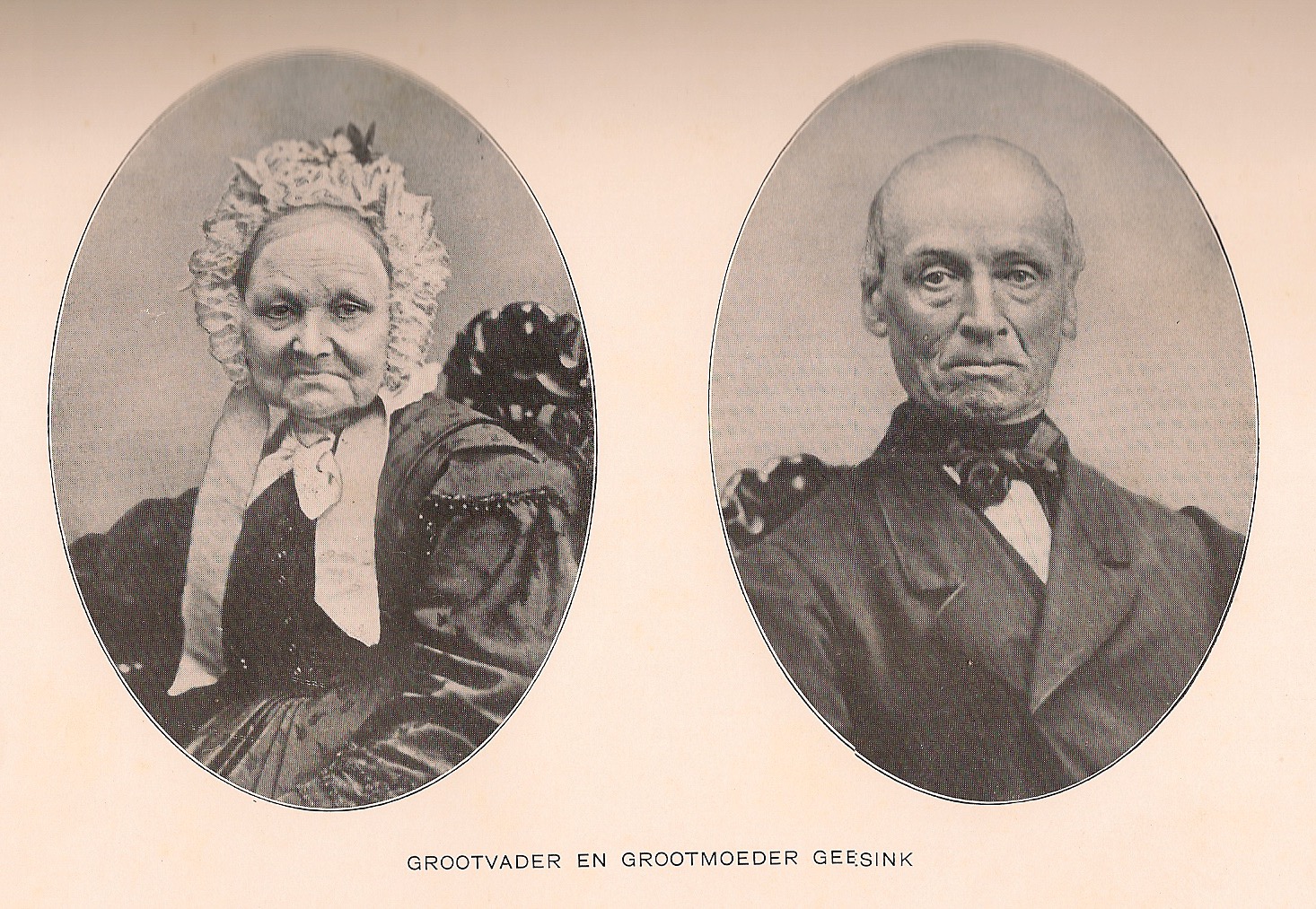 Zijn ouders; Coenraad Geesink en Maria Geesink-Havie
