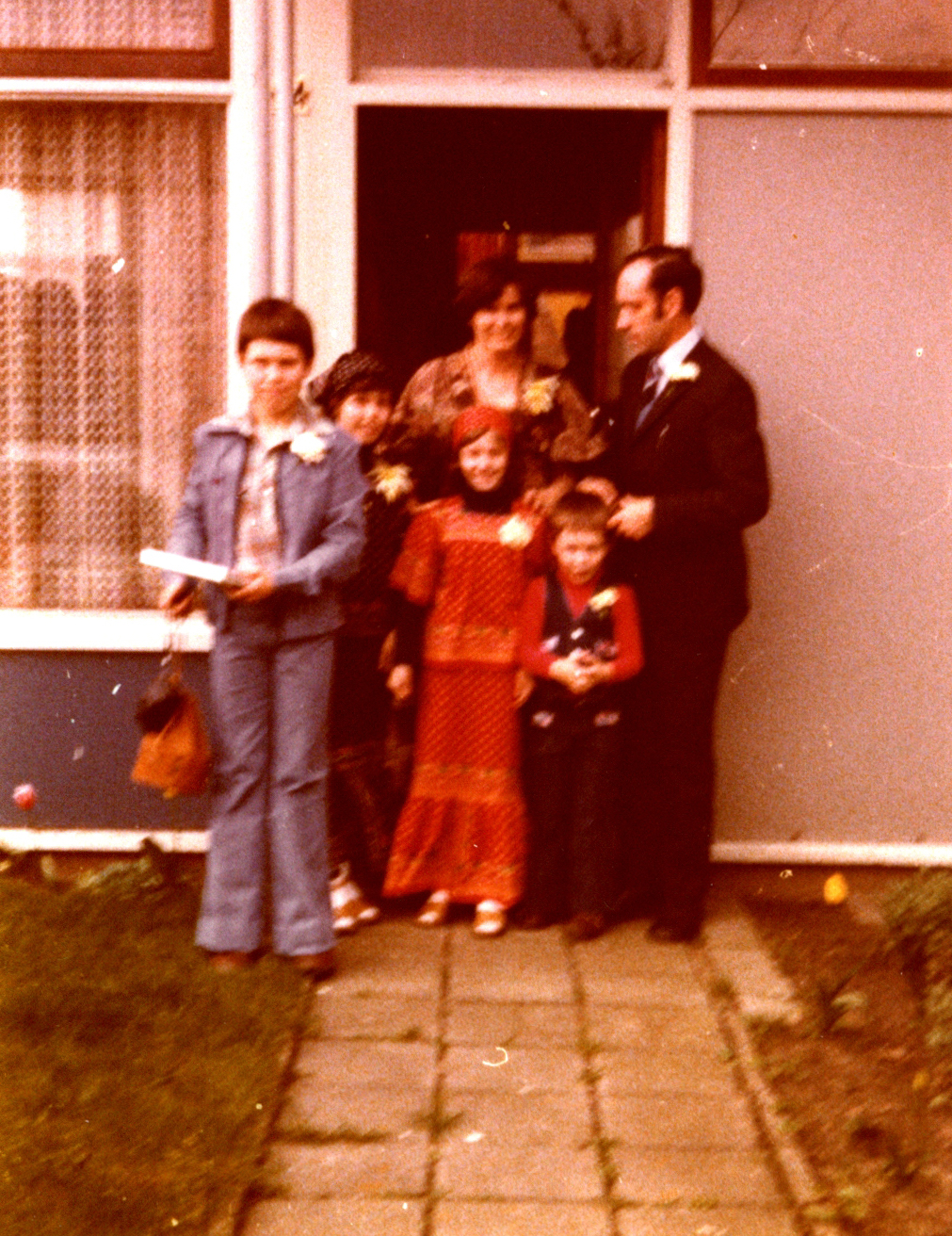 Huwelijksfeest van Frans en Els Daemen, waarbij ons hele gezin was uitgenodigd.