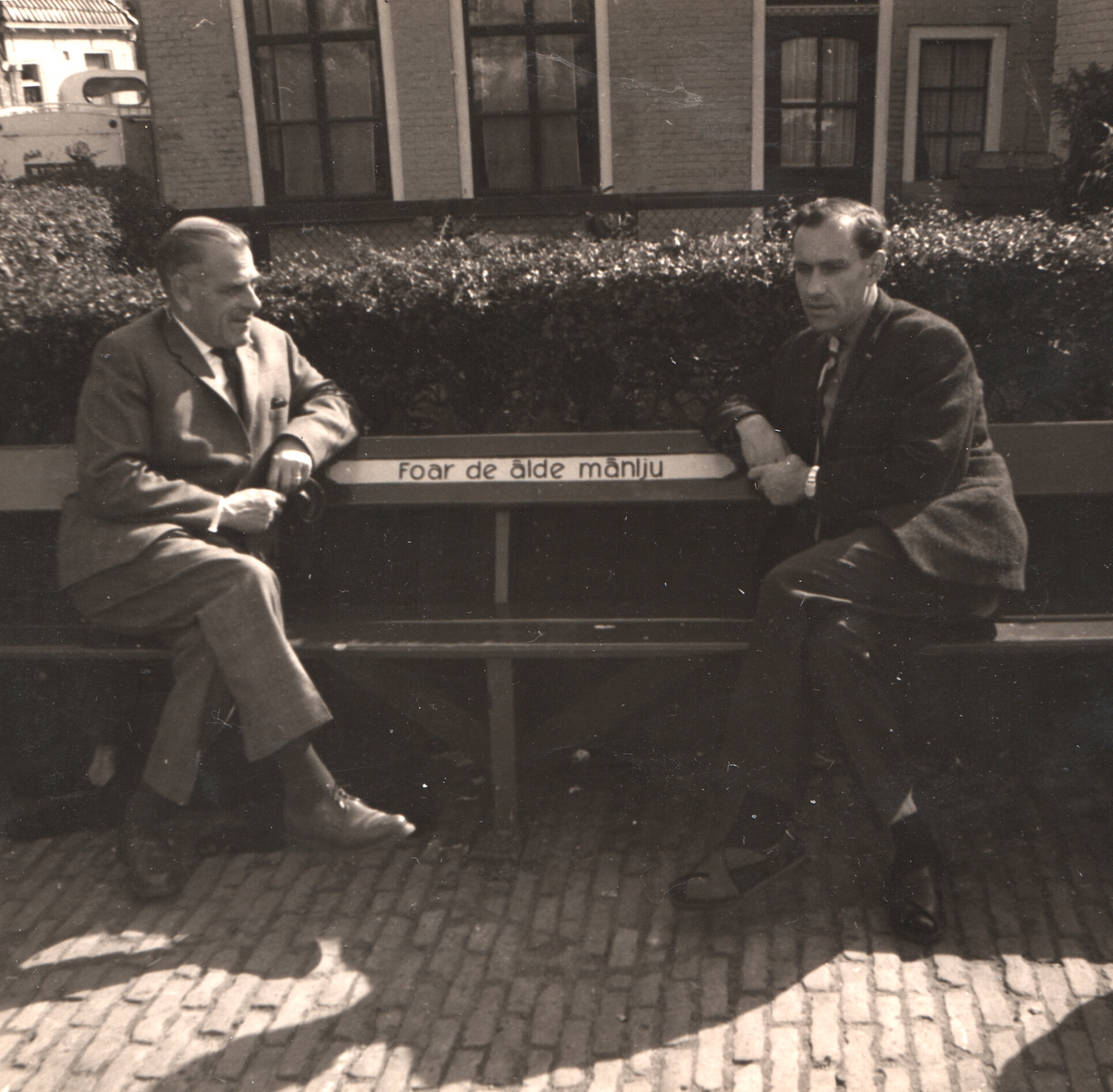 Mijn vader met Onkel Hans Lehmkuhl (1908-1992): omstreeks 1962??