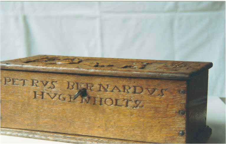 Houten kistje van PB Hugenholtz (1663-1736)