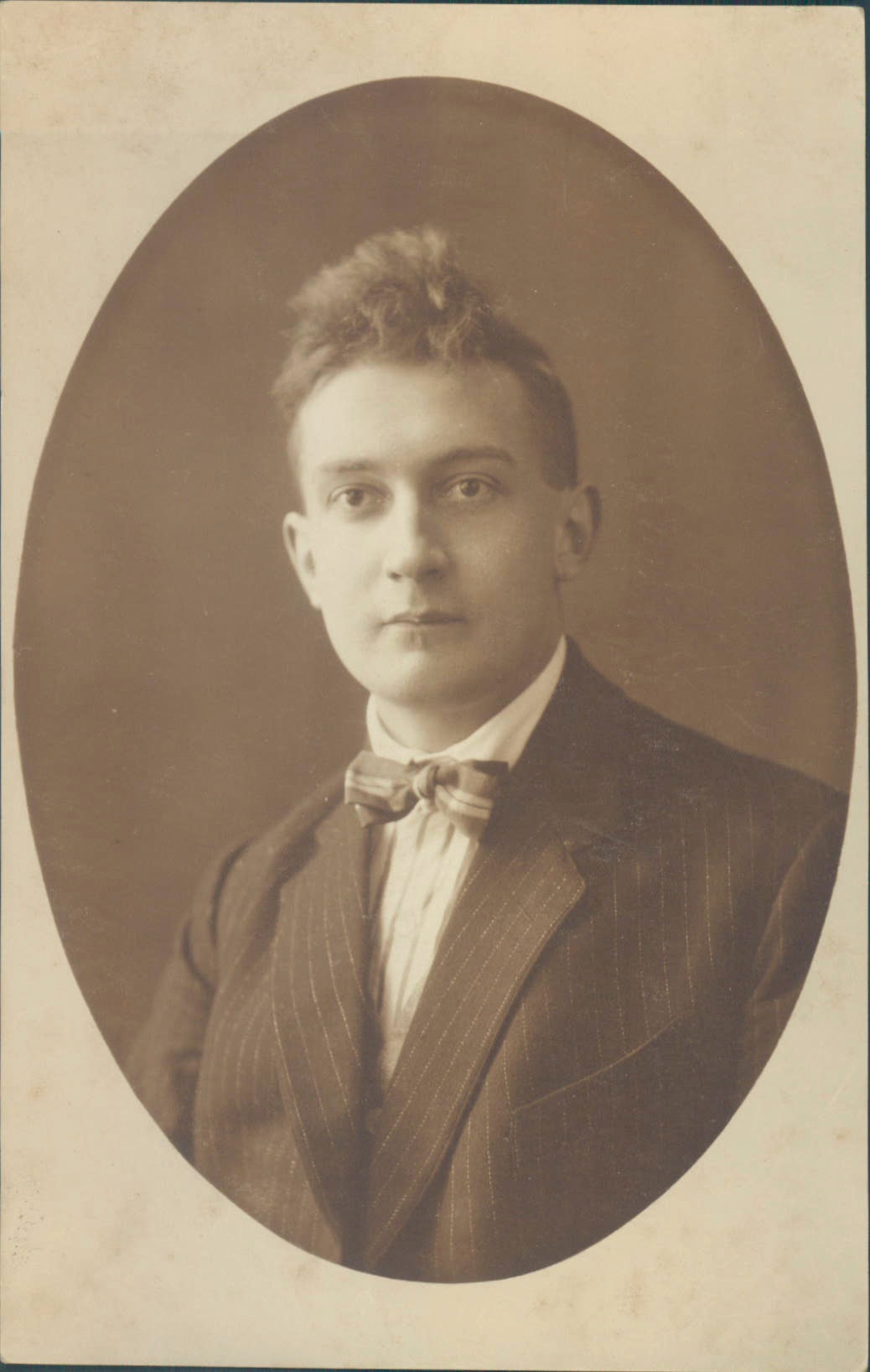 Wim Hugenholtz (1902-1969) als student rechten in Leiden.